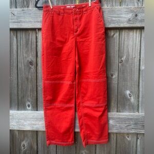 Vans Bold Red Chinos Sz 28